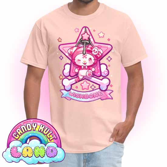 Wishbone Claw Machine Logo - Candy Kult Land COLOUR Men's / Unisex Classic T-Shirt - Candy Kult - Candy Cult - Candy Kult Land - Wishbone - Boo Kitty - Panku - Frosti - Toxic Kitten - Hex-Heart - Cult Candy - Cake High Heels - [product_vendor}