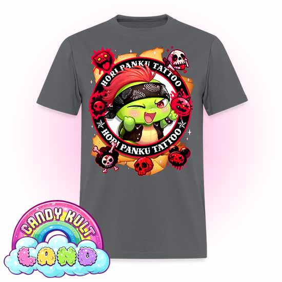 Hori Panku Tattoo - Candy Kult Land Men's / Unisex Classic T-Shirt - Candy Kult - Candy Cult - Candy Kult Land - Wishbone - Boo Kitty - Panku - Frosti - Toxic Kitten - Hex-Heart - Cult Candy - Cake High Heels - [product_vendor}