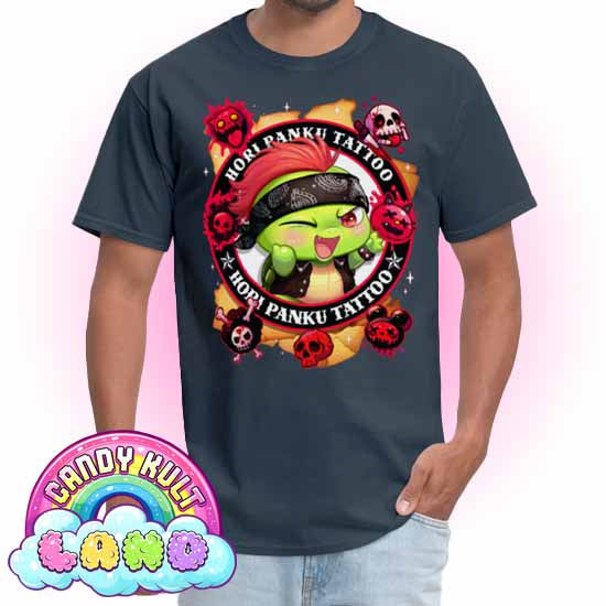 Hori Panku Tattoo - Candy Kult Land Men's / Unisex Classic T-Shirt - Candy Kult - Candy Cult - Candy Kult Land - Wishbone - Boo Kitty - Panku - Frosti - Toxic Kitten - Hex-Heart - Cult Candy - Cake High Heels - [product_vendor}
