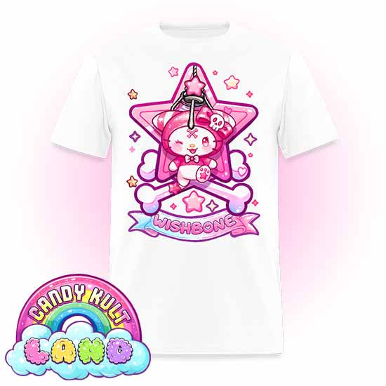 Wishbone Claw Machine Logo - Candy Kult Land Men's / Unisex Classic T-Shirt - Candy Kult - Candy Cult - Candy Kult Land - Wishbone - Boo Kitty - Panku - Frosti - Toxic Kitten - Hex-Heart - Cult Candy - Cake High Heels - [product_vendor}