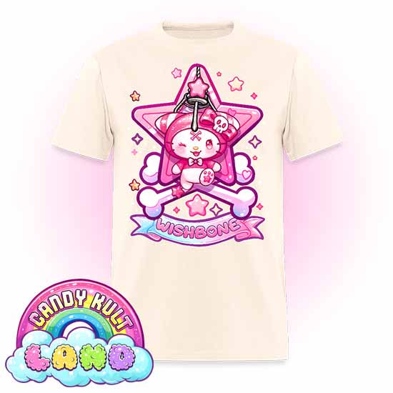 Wishbone Claw Machine Logo - Candy Kult Land Men's / Unisex Classic T-Shirt - Candy Kult - Candy Cult - Candy Kult Land - Wishbone - Boo Kitty - Panku - Frosti - Toxic Kitten - Hex-Heart - Cult Candy - Cake High Heels - [product_vendor}