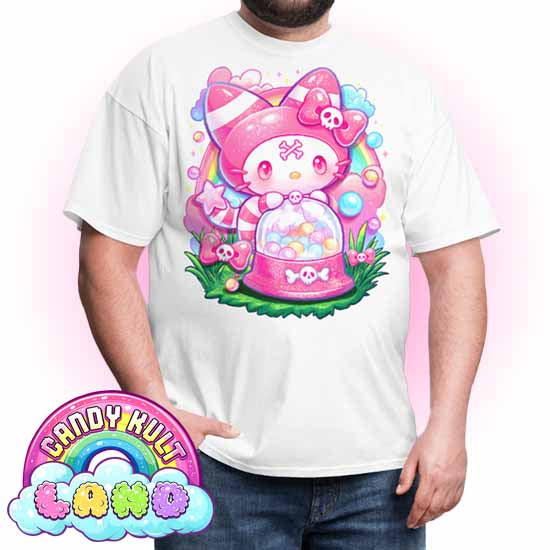 Wishbone Gumball Machine  - Candy Kult Land Men's / Unisex Classic T-Shirt - Candy Kult - Candy Cult - Candy Kult Land - Wishbone - Boo Kitty - Panku - Frosti - Toxic Kitten - Hex-Heart - Cult Candy - Cake High Heels - [product_vendor}