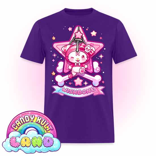 Wishbone Claw Machine Logo - Candy Kult Land COLOUR Men's / Unisex Classic T-Shirt - Candy Kult - Candy Cult - Candy Kult Land - Wishbone - Boo Kitty - Panku - Frosti - Toxic Kitten - Hex-Heart - Cult Candy - Cake High Heels - [product_vendor}
