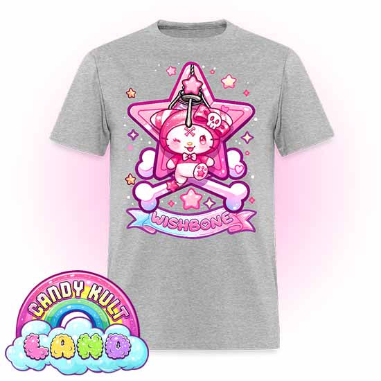Wishbone Claw Machine Logo - Candy Kult Land Men's / Unisex Classic T-Shirt - Candy Kult - Candy Cult - Candy Kult Land - Wishbone - Boo Kitty - Panku - Frosti - Toxic Kitten - Hex-Heart - Cult Candy - Cake High Heels - [product_vendor}