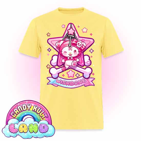 Wishbone Claw Machine Logo - Candy Kult Land COLOUR Men's / Unisex Classic T-Shirt - Candy Kult - Candy Cult - Candy Kult Land - Wishbone - Boo Kitty - Panku - Frosti - Toxic Kitten - Hex-Heart - Cult Candy - Cake High Heels - [product_vendor}
