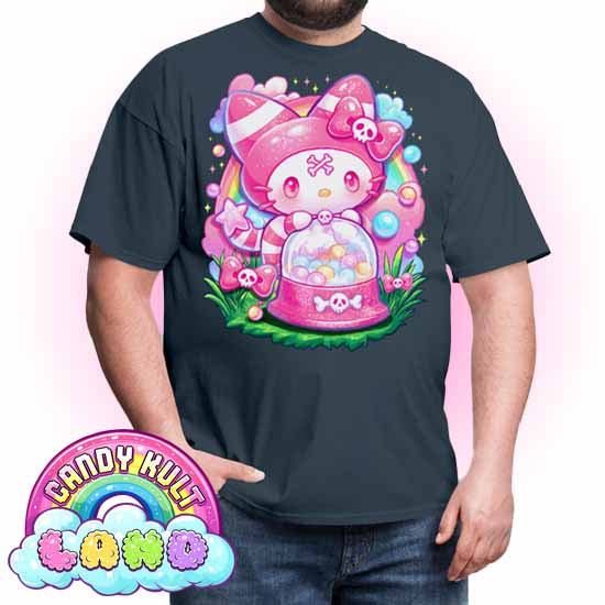 Wishbone Gumball Machine  - Candy Kult Land Men's / Unisex Classic T-Shirt - Candy Kult - Candy Cult - Candy Kult Land - Wishbone - Boo Kitty - Panku - Frosti - Toxic Kitten - Hex-Heart - Cult Candy - Cake High Heels - [product_vendor}