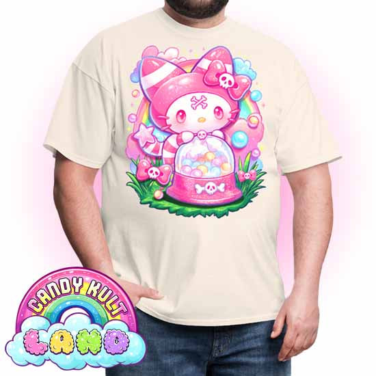 Wishbone Gumball Machine  - Candy Kult Land Men's / Unisex Classic T-Shirt - Candy Kult - Candy Cult - Candy Kult Land - Wishbone - Boo Kitty - Panku - Frosti - Toxic Kitten - Hex-Heart - Cult Candy - Cake High Heels - [product_vendor}