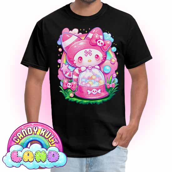 Wishbone Gumball Machine  - Candy Kult Land Men's / Unisex Classic T-Shirt - Candy Kult - Candy Cult - Candy Kult Land - Wishbone - Boo Kitty - Panku - Frosti - Toxic Kitten - Hex-Heart - Cult Candy - Cake High Heels - [product_vendor}