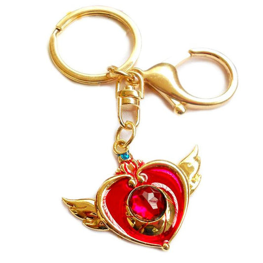 Sailor Moon Cosmic Heart Metal Key Ring Chain