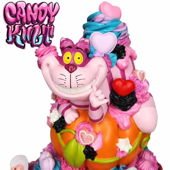 Alice In Wonderland 2 Tier Heart Cake Sculpture Candy Kult Alice In Wonderland Cake Disney Candy Cult - Candy Kult Land - Wishbone - Boo Kitty - Panku - Frosti - Toxic Kitten - Hex - Heart - Cult Candy - Ca