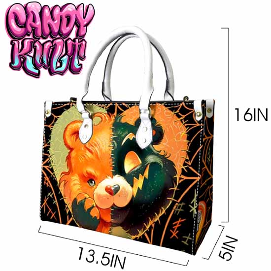 All Stitched Up Fright Candy White PU Leather Crossbody Handbag Candy Kult Bag care bears Crossbody Candy Cult - Candy Kult Land - Wishbone - Boo Kitty - Panku - Frosti - Toxic Kitten - Hex - Heart - Cult Candy - Ca