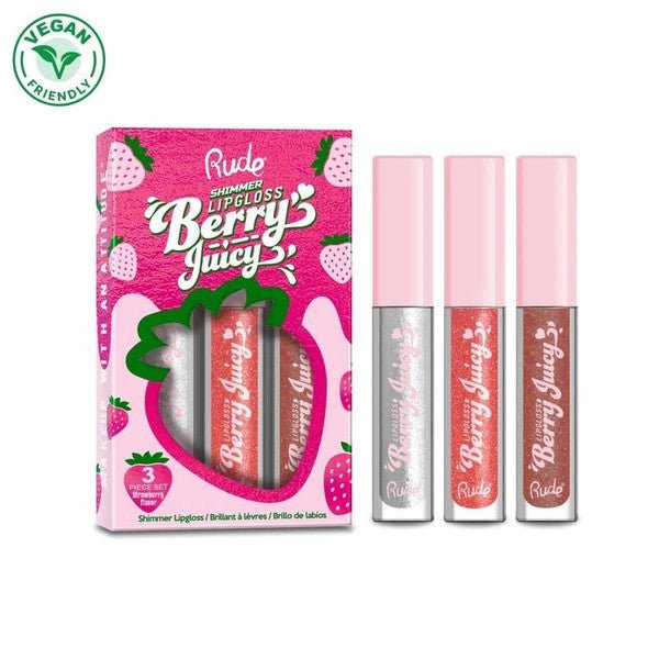 Berry Juicy Shimmer Lip Gloss Trio Candy Kult Lip Gloss Candy Cult - Candy Kult Land - Wishbone - Boo Kitty - Panku - Frosti - Toxic Kitten - Hex - Heart - Cult Candy - Ca