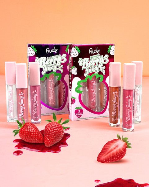 Berry Juicy Tinted Lip Gloss Trio Candy Kult Lip Gloss Candy Cult - Candy Kult Land - Wishbone - Boo Kitty - Panku - Frosti - Toxic Kitten - Hex - Heart - Cult Candy - Ca