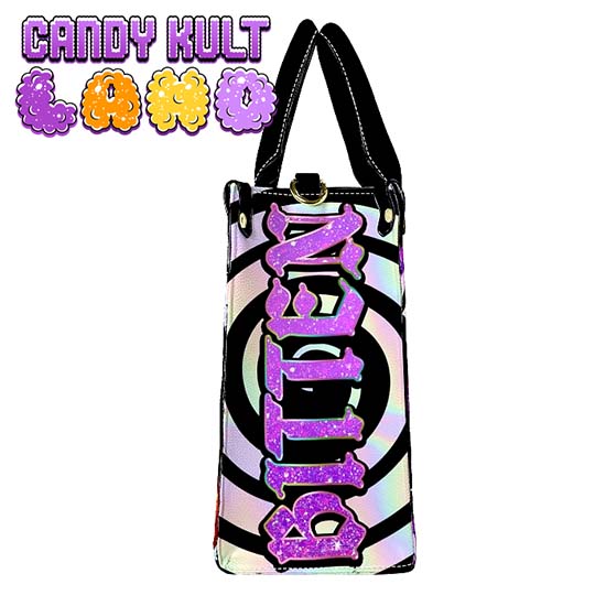 Boo Kitty Origins Bitten Candy Kult Land White PU Leather Crossbody Handbag Candy Kult Bag Boo Kitty Boo Kitty Origins Candy Cult - Candy Kult Land - Wishbone - Boo Kitty - Panku - Frosti - Toxic Kitten - Hex - Heart - Cult Candy - Ca