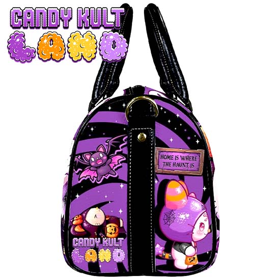 Boo Kitty Origins Candy Kult Land Boston Crossbody Handbag Candy Kult Bag Boo Kitty Boo Kitty Origins Candy Cult - Candy Kult Land - Wishbone - Boo Kitty - Panku - Frosti - Toxic Kitten - Hex - Heart - Cult Candy - Ca