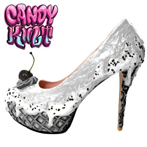 Choc Chip Ice Cream High Heel Shoes - Customer's Product with price 475.00 ID qyDPUUhyNXlGOWlVLq4jag - u Candy Kult related_to_6919650279563 Candy Cult - Candy Kult Land - Wishbone - Boo Kitty - Panku - Frosti - Toxic Kitten - Hex - Heart - Cult Candy - Ca