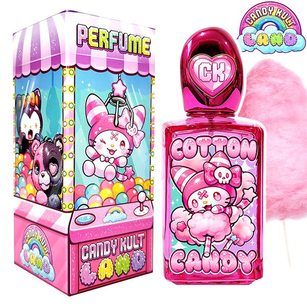 Cotton Candy - Candy Kult Land Perfume Candy Kult Cotton Candy Wishbone Candy Cult - Candy Kult Land - Wishbone - Boo Kitty - Panku - Frosti - Toxic Kitten - Hex - Heart - Cult Candy - Ca