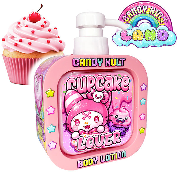Cupcake Lover Candy Kult Land Body Lotion - Candy Kult - Candy Cult - Candy Kult Land - Wishbone - Boo Kitty - Panku - Frosti - Toxic Kitten - Hex-Heart - Cult Candy - Cake High Heels - [product_vendor}