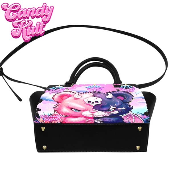 Demonic Bear Fright Candy Crossbody Handbag Candy Kult Bag care bears Crossbody Candy Cult - Candy Kult Land - Wishbone - Boo Kitty - Panku - Frosti - Toxic Kitten - Hex - Heart - Cult Candy - Ca