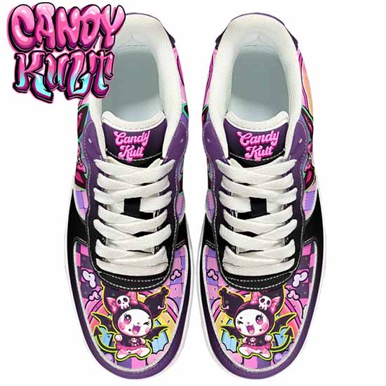 Devilish Sticker Wall Black Candy Kult Kicks Men's Sneakers Candy Kult 38 NOTED Hello Kitty Kuromi Sanrio Candy Cult - Candy Kult Land - Wishbone - Boo Kitty - Panku - Frosti - Toxic Kitten - Hex - Heart - Cult Candy - Ca