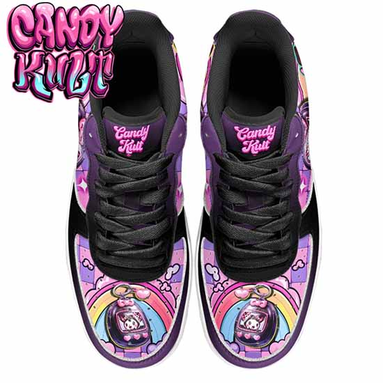 Devilish Virtual Pet Black Candy Kult Kicks Men's Sneakers Black Candy Kult 38 NOTED Hello Kitty Kuromi Sanrio Candy Cult - Candy Kult Land - Wishbone - Boo Kitty - Panku - Frosti - Toxic Kitten - Hex - Heart - Cult Candy - Ca