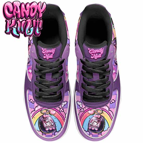 Devilish Virtual Pet Purple Candy Kult Kicks Men's Sneakers Black Candy Kult 38 NOTED Hello Kitty Kuromi Sanrio Candy Cult - Candy Kult Land - Wishbone - Boo Kitty - Panku - Frosti - Toxic Kitten - Hex - Heart - Cult Candy - Ca