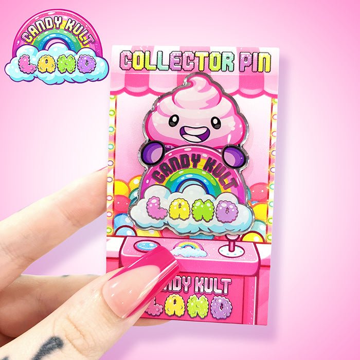 Frosti Candy Kult Land Collector Pin Candy Kult candy kult land ck land Frosti Candy Cult - Candy Kult Land - Wishbone - Boo Kitty - Panku - Frosti - Toxic Kitten - Hex - Heart - Cult Candy - Ca