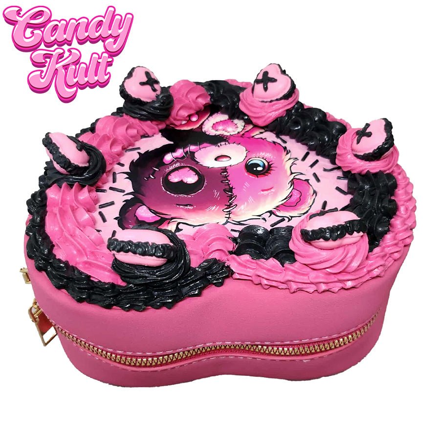 Hex - Heart Cake Candy Kult Convertible Crossbody Bag / Hand Bag Candy Kult Bag candy kult land ck land Candy Cult - Candy Kult Land - Wishbone - Boo Kitty - Panku - Frosti - Toxic Kitten - Hex - Heart - Cult Candy - Ca