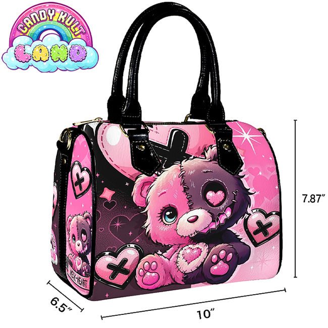 Hex - heart Candy Kult Land Boston Crossbody Handbag Candy Kult Bag candy kult land ck land Candy Cult - Candy Kult Land - Wishbone - Boo Kitty - Panku - Frosti - Toxic Kitten - Hex - Heart - Cult Candy - Ca