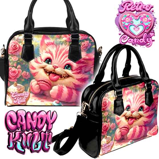 Rose Garden Tea Party Retro Candy Classic Crossbody Handbag - Candy Kult - Candy Cult - Cult Candy - Cake High Heels - [product_vendor}