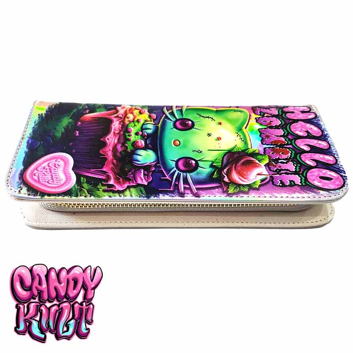 Zombie Kitty Candy Kult Long Line Wallet - Candy Kult - Candy Cult - Candy Kult Land - Wishbone - Boo Kitty - Panku - Frosti - Toxic Kitten - Hex-Heart - Cult Candy - Cake High Heels - [product_vendor}