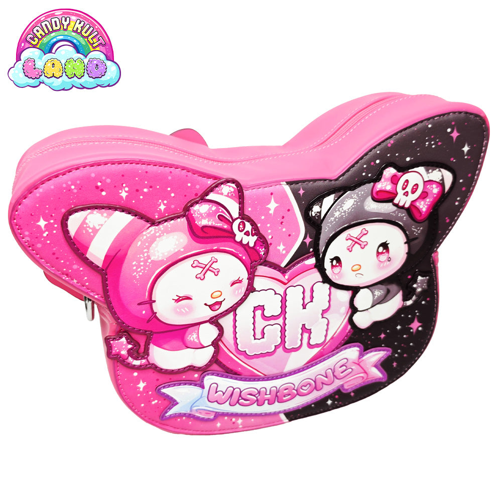 Wishbone Shaped Crossbody Bag - Candy Kult Land