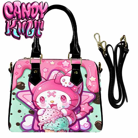 Wishbone Mint Ice Cream Kawaii Candy Boston Crossbody Handbag - Candy Kult - Candy Cult - Cult Candy - Cake High Heels - [product_vendor}