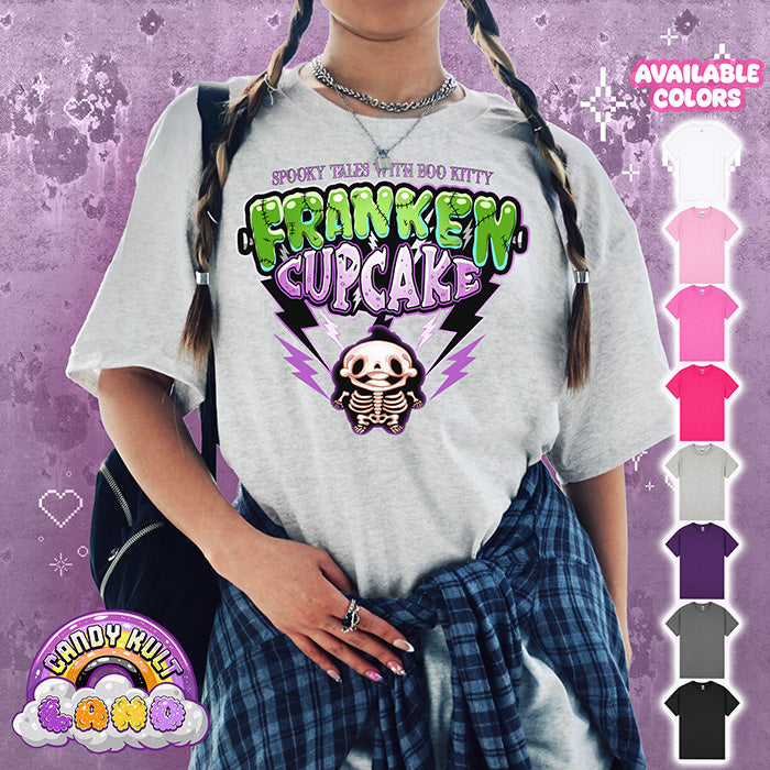 Franken Cupcake Frosti Skeleton - Candy Kult Land Graphic Tee