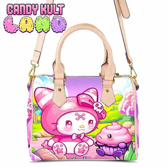 My Friend Frosti Candy Kult Land Beige Boston Crossbody Handbag - Candy Kult - Candy Cult - Candy Kult Land - Wishbone - Boo Kitty - Panku - Frosti - Toxic Kitten - Hex-Heart - Cult Candy - Cake High Heels - [product_vendor}