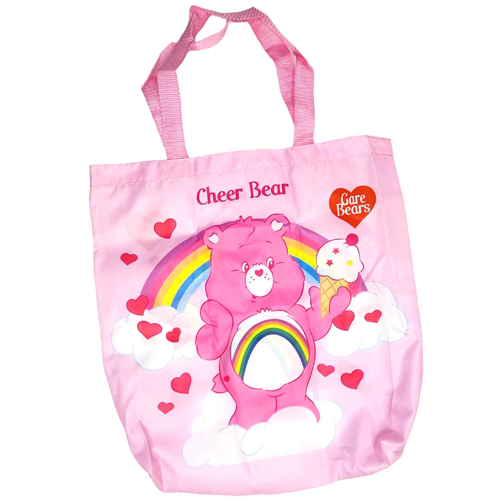 Care Bears Cheer Bear Hearts Shopping Tote In Carry Bag - Candy Kult - Candy Cult - Candy Kult Land - Wishbone - Boo Kitty - Panku - Frosti - Toxic Kitten - Hex-Heart - Cult Candy - Cake High Heels - [product_vendor}