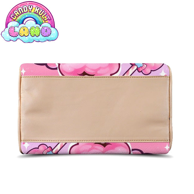 Wishbone Cotton Candy Dream Candy Kult Land Beige Boston Crossbody Handbag