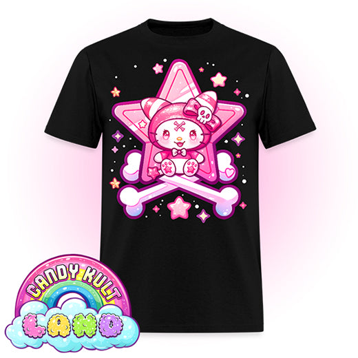 Wishbone Crossbones - Candy Kult Land Men's / Unisex Classic T-Shirt - Candy Kult - Candy Cult - Candy Kult Land - Wishbone - Boo Kitty - Panku - Frosti - Toxic Kitten - Hex-Heart - Cult Candy - Cake High Heels - [product_vendor}