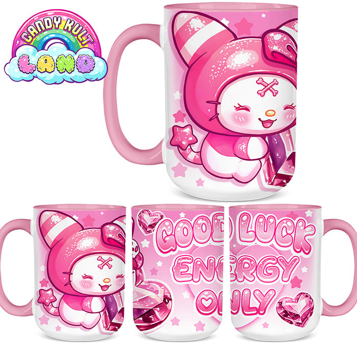 Wishbone “Good Luck Energy Only” Mug