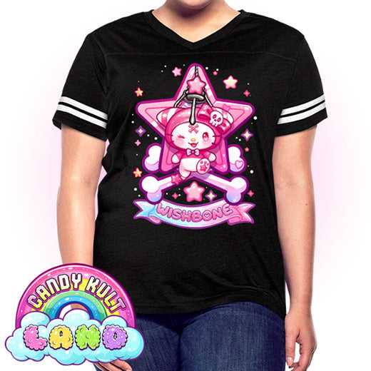 Wishbone Claw Machine Logo - Candy Kult Land Women’s Vintage Sport T-Shirt - Candy Kult - Candy Cult - Candy Kult Land - Wishbone - Boo Kitty - Panku - Frosti - Toxic Kitten - Hex-Heart - Cult Candy - Cake High Heels - [product_vendor}