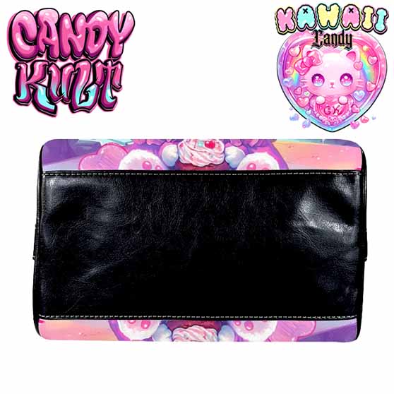 Pastel Purrfection Kawaii Candy Boston Crossbody Handbag - Candy Kult - Candy Cult - Cult Candy - Cake High Heels - [product_vendor}
