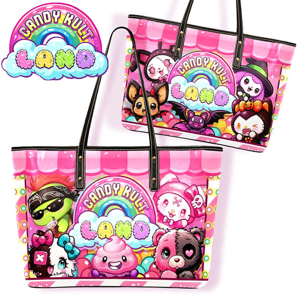 Claw Machine Arcade Candy Kult Land Large Tote Bag