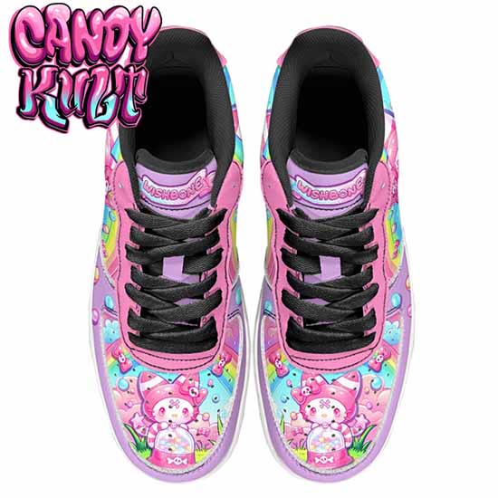 Wishbone Gumball Machine Purple Candy Kult Kicks Men's Sneakers Black - Candy Kult - Candy Cult - Cult Candy - Cake High Heels - [product_vendor}