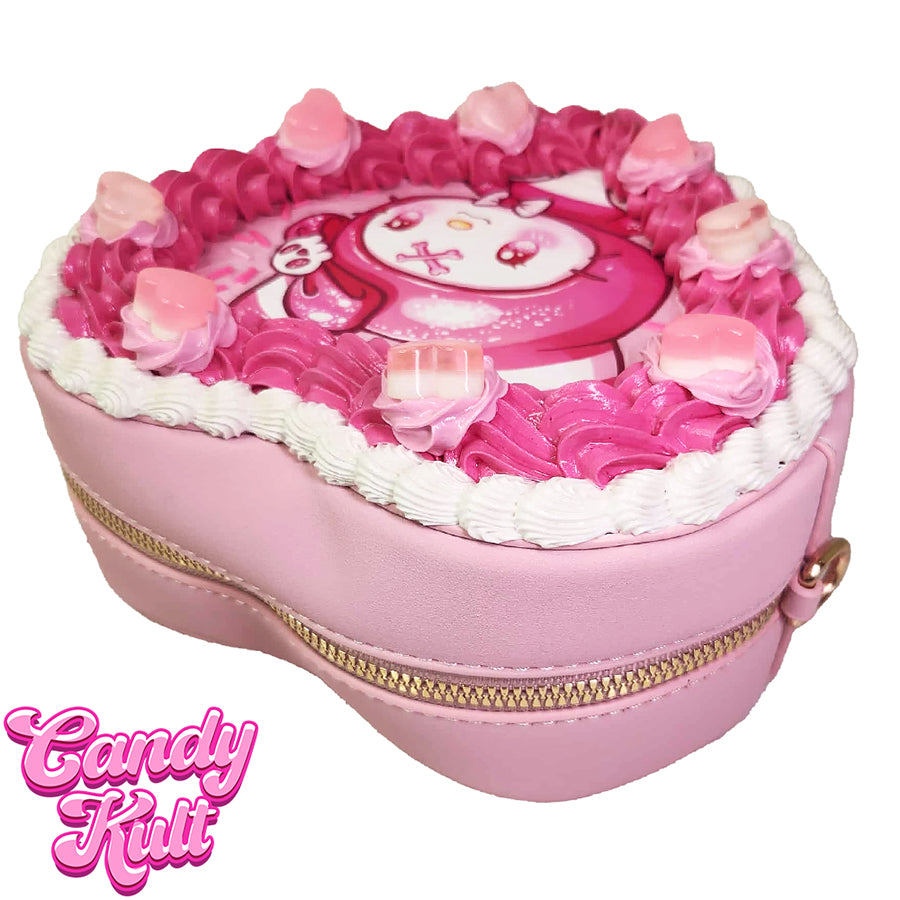 Wishbone Heart Candy Cake Candy Kult Convertible Crossbody Bag / Hand Bag