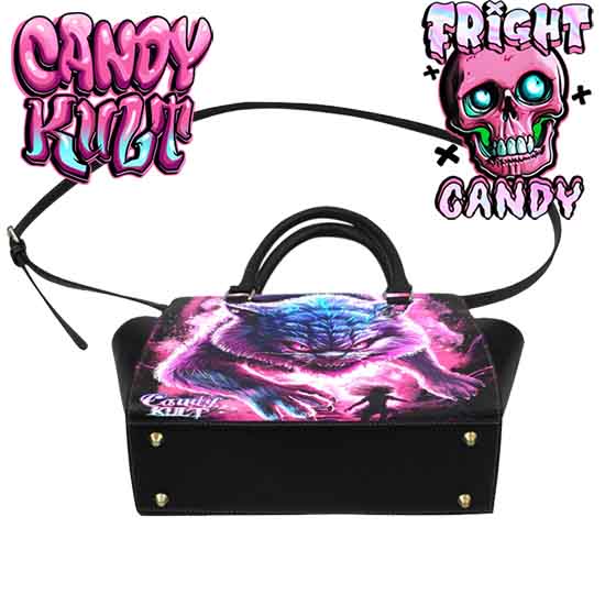 Cheshire WereCat Fright Candy Crossbody Handbag - Candy Kult - Candy Cult - Candy Kult Land - Wishbone - Boo Kitty - Panku - Frosti - Toxic Kitten - Hex-Heart - Cult Candy - Cake High Heels - [product_vendor}