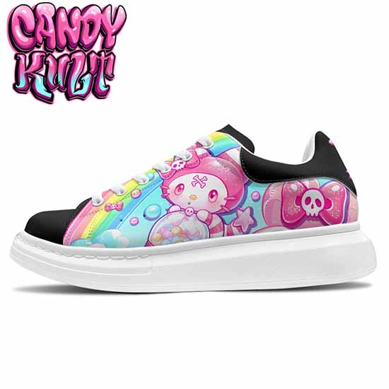 Wishbone Gumball Machine Candy Kult Women's Pulse Sneakers Black - Candy Kult - Candy Cult - Cult Candy - Cake High Heels - [product_vendor}