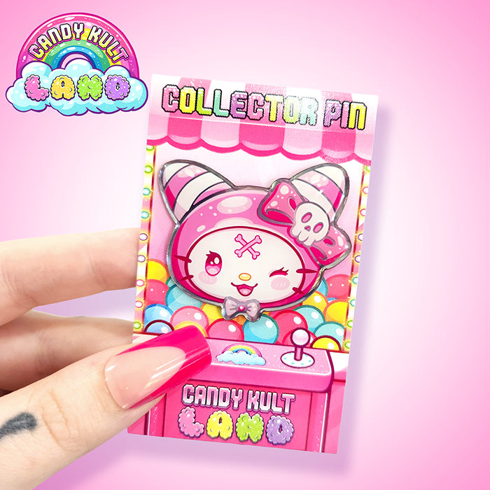 Candy Kult Starter Collector Pin Set — 3 Character Bundle - Candy Kult - Candy Cult - Candy Kult Land - Wishbone - Boo Kitty - Panku - Frosti - Toxic Kitten - Hex-Heart - Cult Candy - Cake High Heels - [product_vendor}