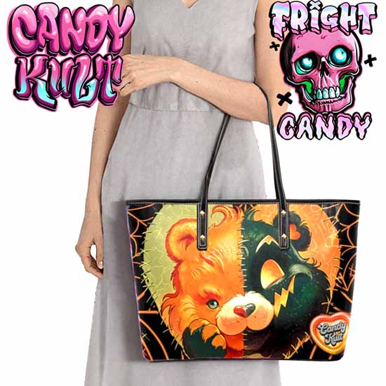 All Stitched Up Fright Candy Large Tote Bag - Candy Kult - Candy Cult - Cult Candy - Cake High Heels - [product_vendor}