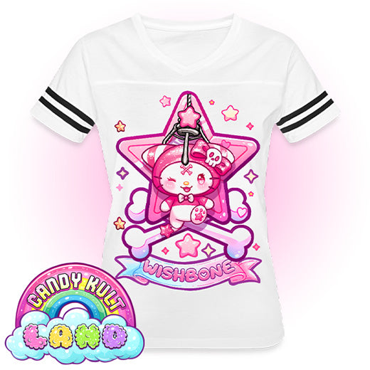 Wishbone Claw Machine Logo - Candy Kult Land Women’s Vintage Sport T-Shirt - Candy Kult - Candy Cult - Candy Kult Land - Wishbone - Boo Kitty - Panku - Frosti - Toxic Kitten - Hex-Heart - Cult Candy - Cake High Heels - [product_vendor}