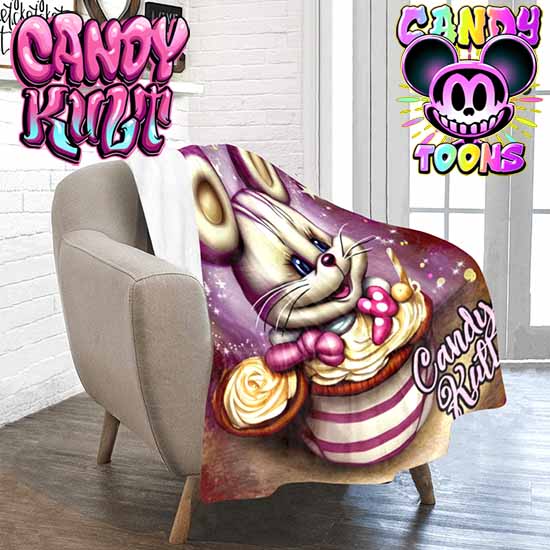 It Started With A Mouse Candy Toons Micro Fleece Blanket - Candy Kult - Candy Cult - Candy Kult Land - Wishbone - Boo Kitty - Panku - Frosti - Toxic Kitten - Hex-Heart - Cult Candy - Cake High Heels - [product_vendor}